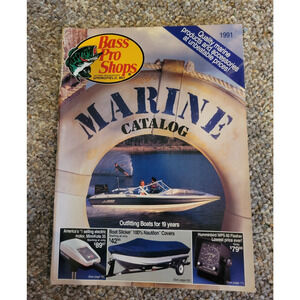 Vtg 1991 Bass Pro Shops Marine Catalog Outdoor Camping Fishing Boat‎ Paperback